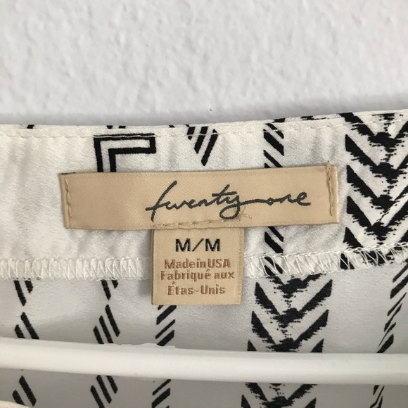 FOREVER 21 aztec print tunic top elasticated waist - Picture 5 of 6